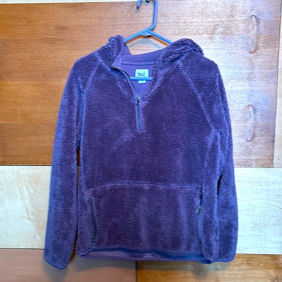 Everlast Sweaters - Women’s sz L Purple Sherpa hoodie with *Pockets & zips. Super warm 💜